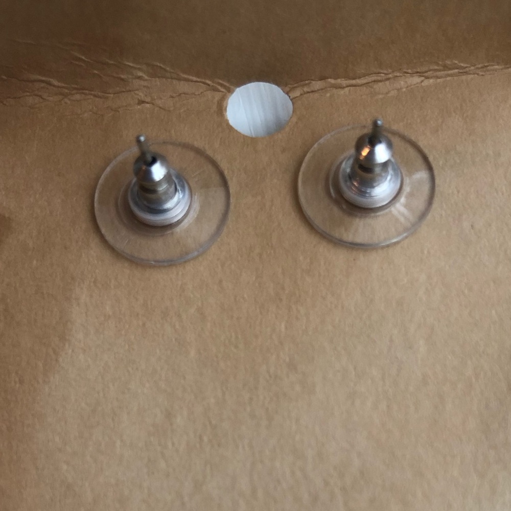 Dove Turquoise Stone Drop Earrings- NWOT - Picture 3 of 6